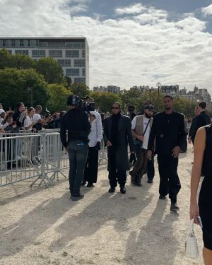 Tyga Instagram - You ain’t gotta like it but my bi$h gon luv it @givenchy #pfw