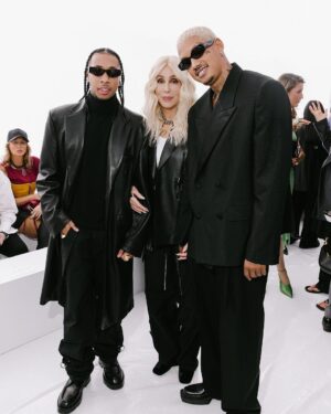Tyga Instagram - You ain’t gotta like it but my bi$h gon luv it @givenchy #pfw
