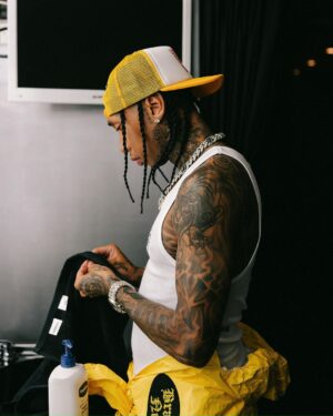 Tyga Instagram - Way Too cocky n the coupe Actin Brand New
