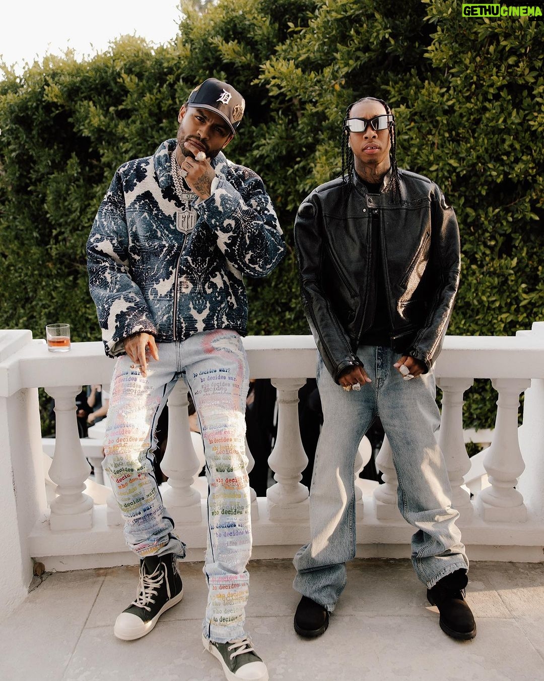 Tyga Instagram - Floatin at the top I make it rain drop…lookin like a movie but it’s not a prop….🎞️🎞️