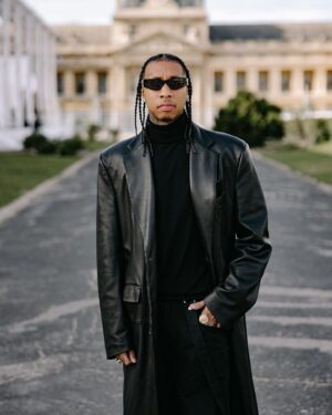 Tyga Instagram - You ain’t gotta like it but my bi$h gon luv it @givenchy #pfw