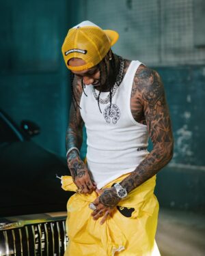 Tyga Instagram - Way Too cocky n the coupe Actin Brand New