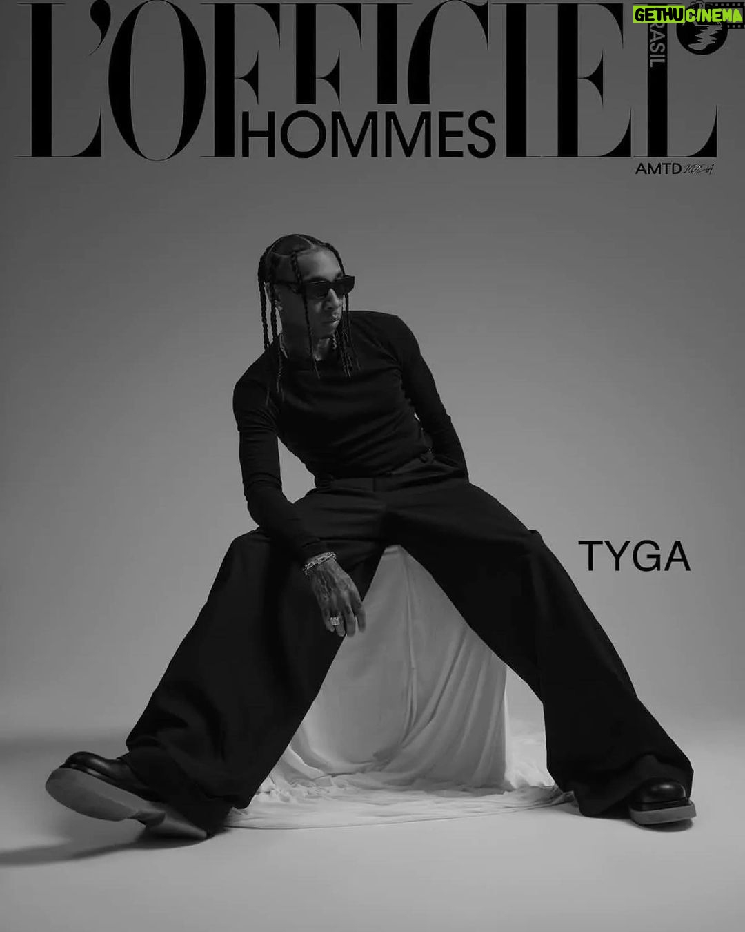 Tyga Instagram - 🌪️🌪️🌪️🌪️🖤🖤🖤🖤 @lofficielbrasil @lofficielhommesbr Brazil 🇧🇷 Coverrr