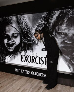 Tyga Instagram - Thank you @universalpictures for the private screening of @theexorcistbeliever in theaters tomorrow 💀 #theexorcistbeliever #universalpictures #sponsored