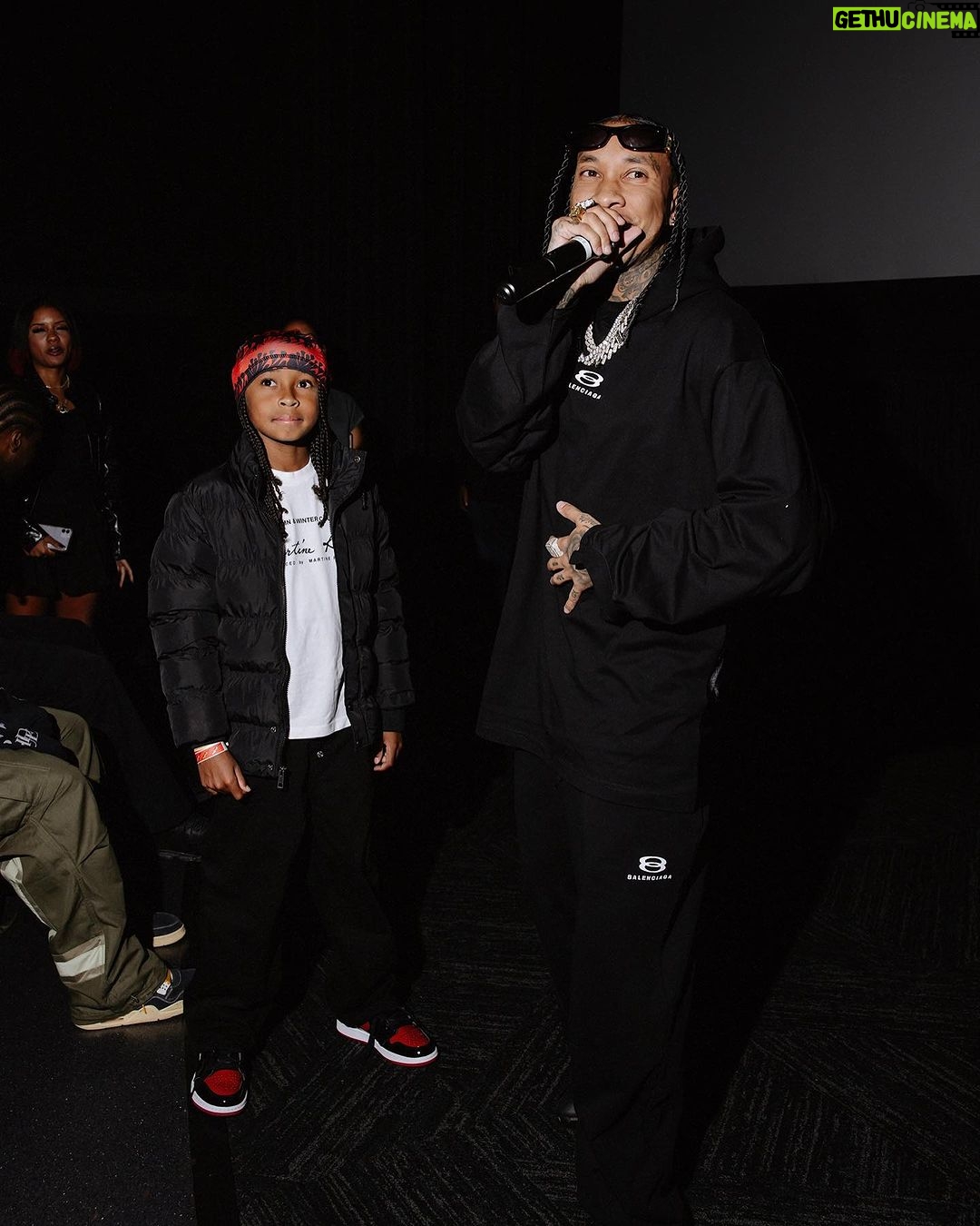 Tyga Instagram - Thank you @universalpictures for the private screening of @theexorcistbeliever in theaters tomorrow 💀 #theexorcistbeliever #universalpictures #sponsored
