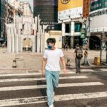 Tyler Ho Instagram - Candid moment Picture description: Tyler being weird in Taipei city. #streetphotography Taipei, Taiwan
