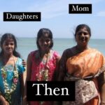 Vaishali Thaniga Instagram - Then & now 😂 Mommy with her two daughters 😃❤️🙈 @gayathri_thaniga thangachi ❤️ @sujatha_thaniga mommy ❤️ #instareels #reelsvideos #reelsviralvideo❤️❤️❤️❤️ #reelitfeelit #instadaily #trendingreels #trendingsongs #trendingnow #transformation #alert #instamood #family #mom #daughter #love
