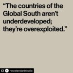 Valerie Huber Instagram - @newstandardstudio #repost For decades and decades the global west’s neoliberal capitalism has exploited the global south. Now the impacts of the climate crisis are hitting those countries the hardest. So who’s fault is it really? Nobody wants to change this inequality, because the west and the wealthiest people profit immensely. #systemchange