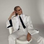 Valerie Huber Instagram - Why wear a dress if you can wear a suit? bts @blissmagazinat @chanelofficial @die_ida styling by @jpheg @gassergram @julia.marinics @martinschmidnet @wendyjim_official @studio.off.line
