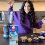 Vanessa Hudgens Instagram - #ad This smoothie is a whole vibe.   Your girl has partnered with @silk to bring you the Beige Not Boring Smoothie for their #FeelPlantyGood Challenge – a seven-day challenge that’s all about using tasty plant-based ingredients to start the day off right.   I love it and I hope you do too!   1/2 cup Silk Unsweet Almondmilk 1 frozen banana Canned chickpeas 2 tbsp cacao powder 2 tbsp maple syrup 1 tbsp peanut butter 1/2 tsp vanilla extract Ice   Join me to take on the Silk #feelplantygood Challenge and you could even win free breakfast for life! Go to the link in my bio to sign up, find my recipe and download a coupon! #healthyrecipes #recipes   NO PURCHASE NECESSARY. Open 50 US/DC, 18+. Ends 1/31. Rules: Challenge.Silk.com