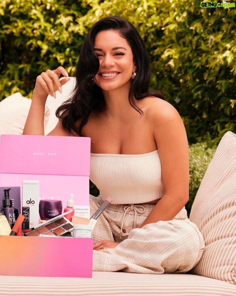 Vanessa Hudgens Instagram - So excited to be the August curator for Icon Box! With my Icon Box, you’ll get 8 products curated by me (you choose 3!) worth up to $350 for just $58. Click the link in my IG stories or visit IPSY.com to sign up before it's too late. @ipsy #IPSYPartner #IconBoxbyVanessaHudgens