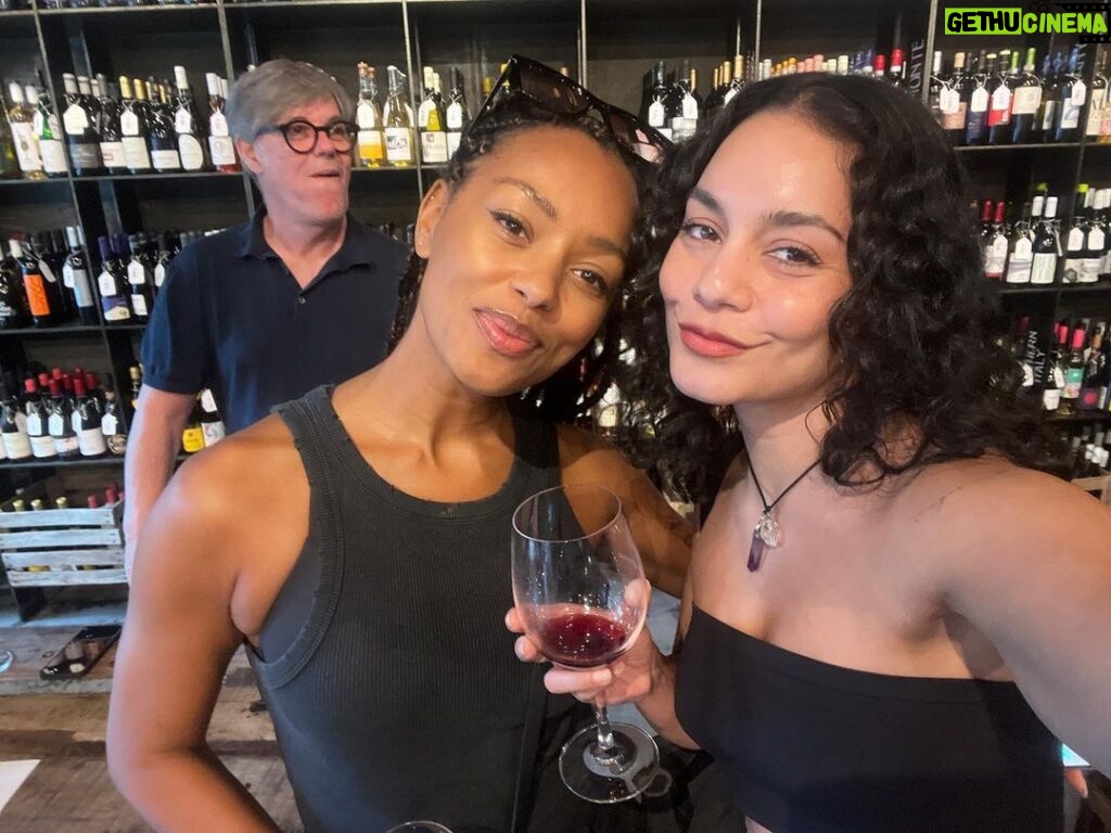 Vanessa Hudgens Instagram - We love a wine tasting @melanieliburd