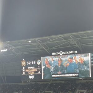 Vanessa Hudgens Instagram - FÚTBOL IS LIFE!!!
first game ever annnnd I loved every minute. Go @lafc