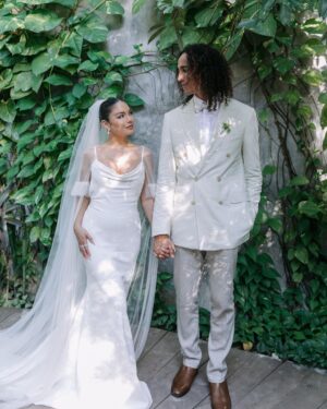 Vanessa Hudgens Instagram - @VanessaHudgens and Cole Tucker (@cotuck) are married! The couple landed on the Azulik City of Arts in Tulum, Mexico for the location. “I knew that it was our place,” she says. “I felt like I was transported to some kind of utopia, unlike anything I had ever been to before. It was whimsical and magical, and I just fell in love.”

Tap the link in bio to see exclusive photos from their wedding in the heart of the Mayan jungle. Photo: @_citizenofearth