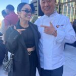 Vanessa Hudgens Instagram - An evening with @therealnobu himself. Can u tell I’m such a fan?! I even broke out my new neon shoes 😉🤣