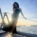 Vanessa Hudgens Instagram - Nothing says dreamy like a catamaran cruise at sunset #foreverphilippines El Nido, Palawan