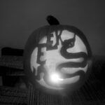 Vanessa Hudgens Instagram - Hehe eek 🎃😝 free handing is always a grind but she turned out cute