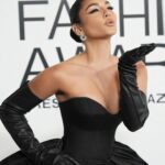 Vanessa Hudgens Instagram - This dress tho. Nothing better than some custom @verawanggang