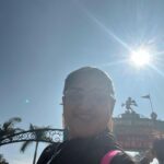 Vanitha Vijayakumar Instagram - Ending my year leaving behind today.. entering the magical world of happiness where wishes do come True and miracles do happen.. a place where no one grows up .. and girls become a disney princess 👑 ❤️🎉🧨 Hong Kong Disneyland