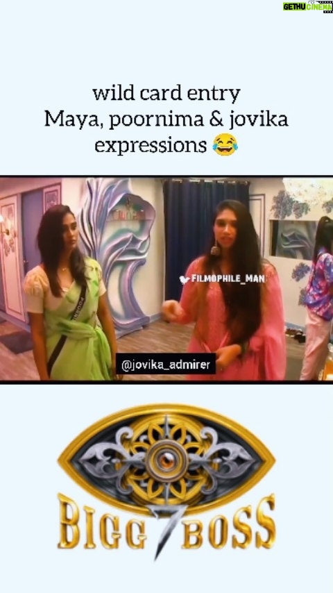 Vanitha Vijayakumar Instagram - maya, poornima and jovika expression 😅 . @jovika_vijaykumar @vanithavijaykumar #biggbosstamil #biggbosstamilfans #biggboss7tamil #vanithavijaykumarchannel #jovika🔥 #jovikaarmy #jovikavijaykumar #vanithaveedu #maya #poornima #pradeep #vichithra #vinusha #vishnu #nixen #nixenfan #aishu #coolsureshfans #vikram #saravanan #akshaya #ananya Chennai City