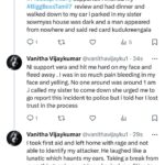 Vanitha Vijayakumar Instagram - Violated and humiliated by Un identifiable person