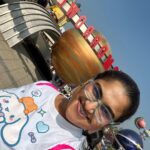 Vanitha Vijayakumar Instagram - Ending my year leaving behind today.. entering the magical world of happiness where wishes do come True and miracles do happen.. a place where no one grows up .. and girls become a disney princess 👑 ❤️🎉🧨 Hong Kong Disneyland
