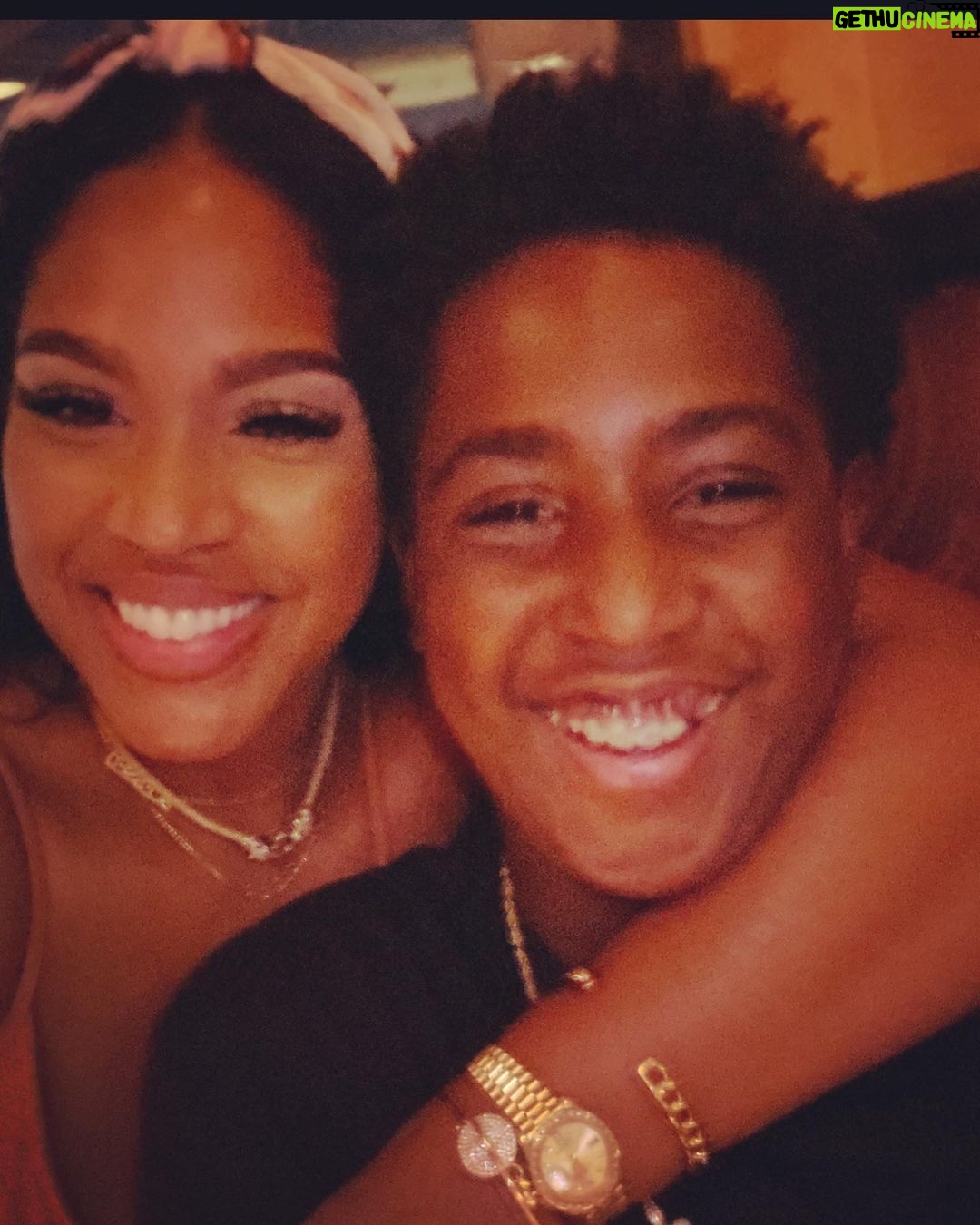 Vanity Alpough Instagram - My #MCM @kendrick_perkins777 He’s really the best kid a mother could ask for🖤