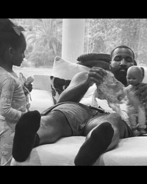 Vanity Alpough Instagram - I can not put into words how amazing you are as a father @kendrickperkins You are killing it with the final four and I’m so proud of you! The kids and I Love You so much and we are so grateful to have you in our lives…Happy Father’s Day Baby Cakes and I hope you are enjoying your day🖤