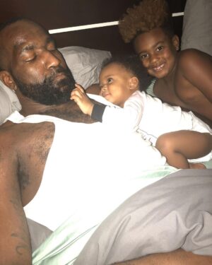 Vanity Alpough Instagram - I can not put into words how amazing you are as a father @kendrickperkins You are killing it with the final four and I’m so proud of you! The kids and I Love You so much and we are so grateful to have you in our lives…Happy Father’s Day Baby Cakes and I hope you are enjoying your day🖤