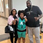 Vanity Alpough Instagram - Congratulations JL3! Stone finally got a ring! Let’s Go Champ @kenxtonperkins @kendrickperkins