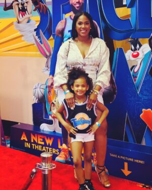 Vanity Alpough Instagram - Be sure to check out Space Jam 2 in theaters today! We really enjoyed watching at the premier last night it was a very entertaining but I personally enjoyed the message! #SpaceJam #Warnerbros #SpaceJam2MoviePremierHouston
