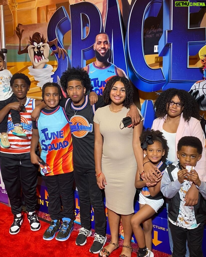 Vanity Alpough Instagram - Be sure to check out Space Jam 2 in theaters today! We really enjoyed watching at the premier last night it was a very entertaining but I personally enjoyed the message! #SpaceJam #Warnerbros #SpaceJam2MoviePremierHouston