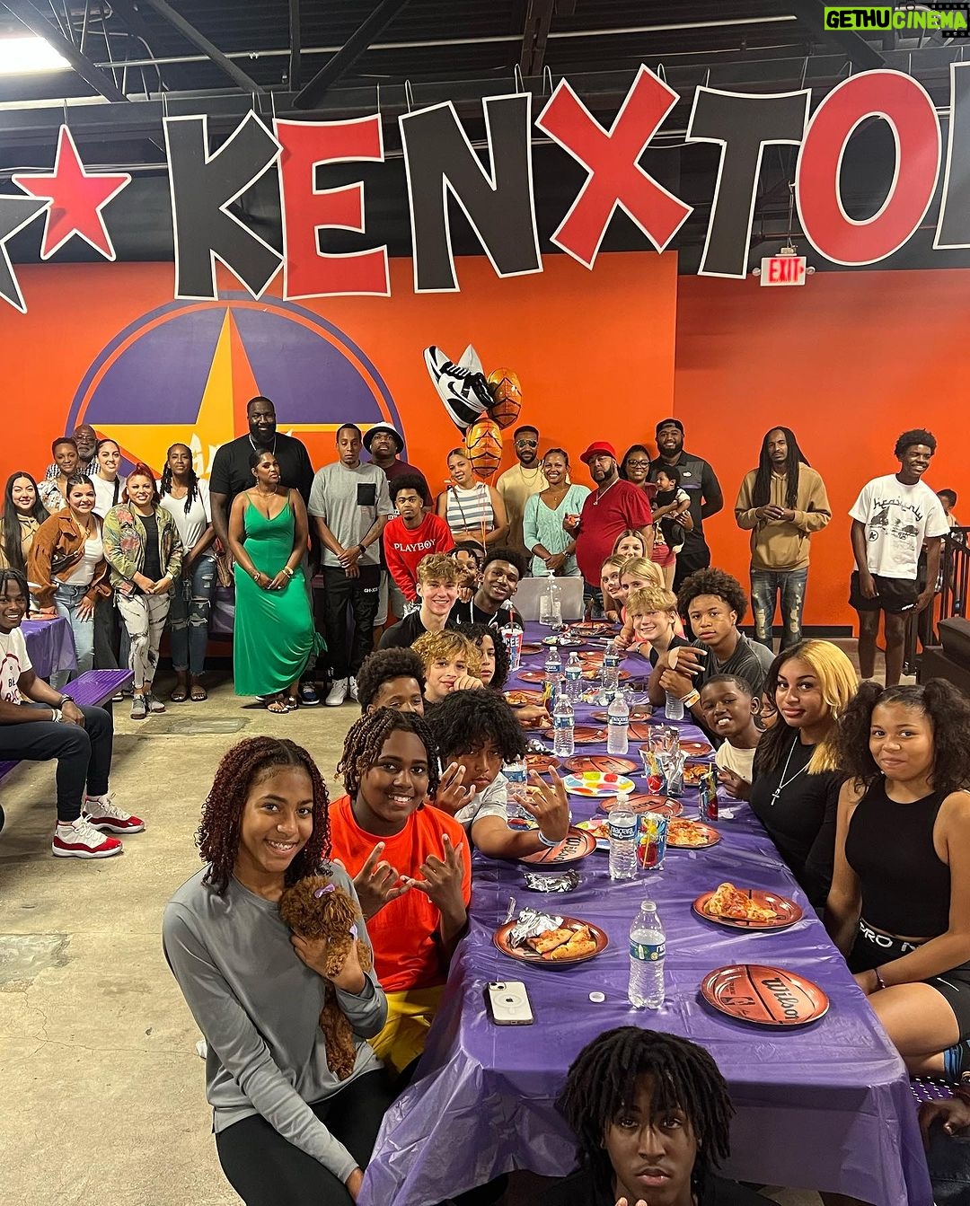 Vanity Alpough Instagram - Stone will soon be turning 12 @kenxtonperkins shout out to the family and friends that attended and a major shout out to @juggag74 for the shoe painting kit it was a hit the kids loved it and I will need more for the next party!