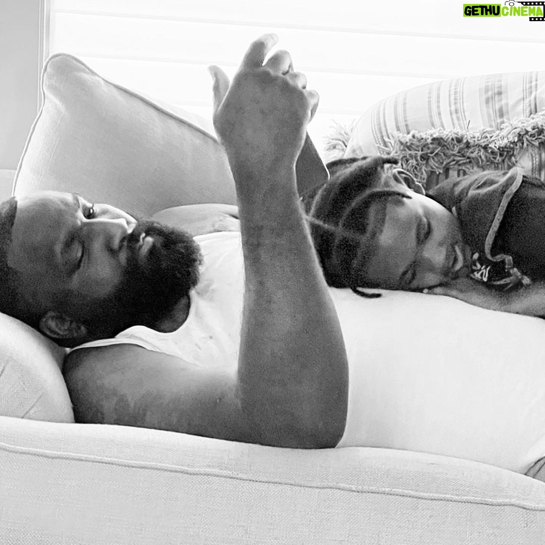 Vanity Alpough Instagram - Happy Father’s Day to my husband and my dad🖤 You both are great dads and the kids and I could not do it without y’all! @kendrickperkins being raised by your grandpa was a blessing in disguise because he taught you so many things and I love the old soul in you when it comes down to taking care of your family and putting us first! @thomasalpoughsr You are a great dad but an even better grandpa thank you for all that you do and the time you take out with my kids! Love you both so much🖤