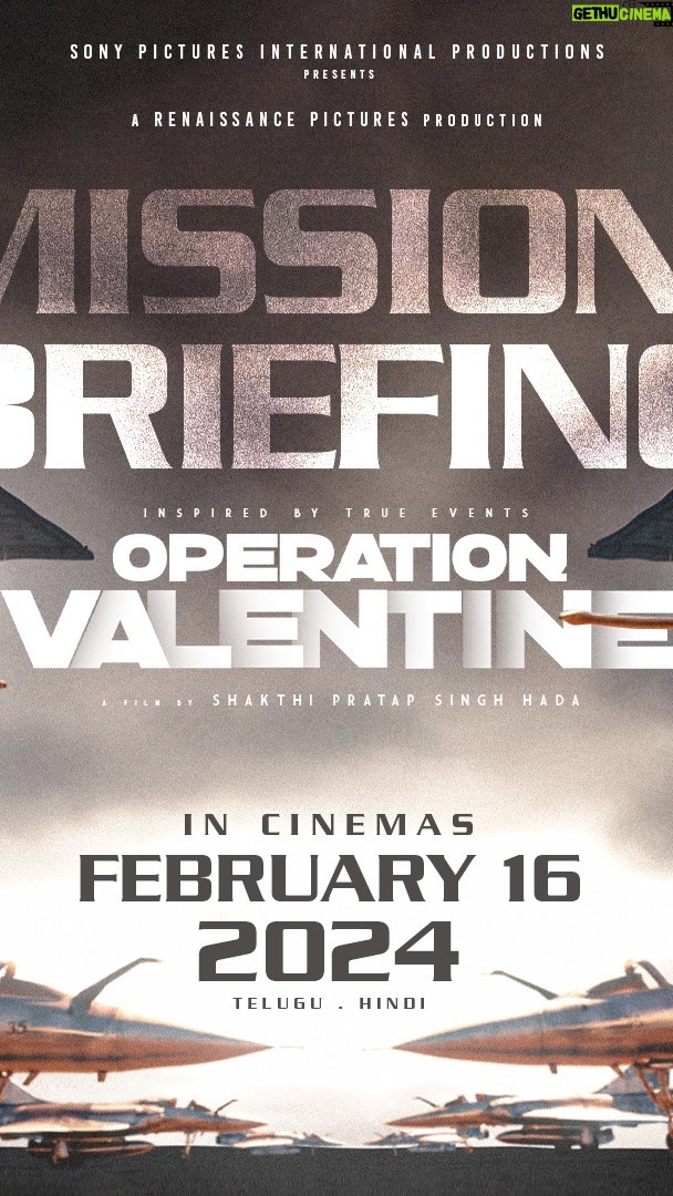 Varun Tej Instagram - Ready to take off! 🔥 #MissionBriefing Watch this Motion Teaser and feel the power that is the Indian Air Force! 🇮🇳 Teaser launching soon! #OperationValentine In Cinemas from 16th February 2024 in Telugu & Hindi @shaktipshada @manushi_chhillar @sidmudda @sonypicsfilmsin @renaissancepicturez @harikvedantam_dop @pareshpahuja @ruhanisharma94 @shatafclicks