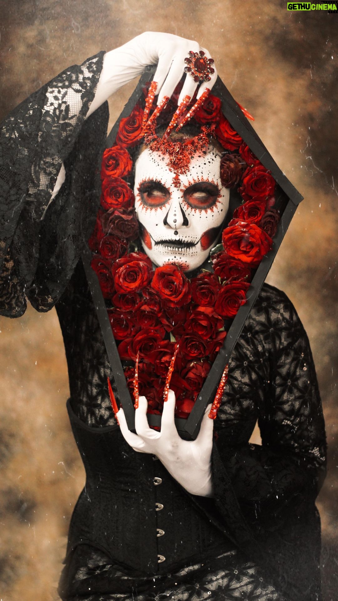 Vermelha Noir Instagram - 🌹Y los muertos aquí lo pasamos muy bien, entre flores de colores…🌹 Inspired by the great @vandervonodd . Fotografía y dirección C @maneoseafufus Vestuario: @maria_la_beltran Makeup & styling: Vermelha . 💄 PRODUCTOS 🔴Base: Blanco de Verónica 🖤Sombras: Cremated and Blood Sugar from @jeffreestarcosmetics ⚫Delineador y cejas @natural_girl_oficial #fashion #drag #gay#art #makeup #lgbt #photograph #instagay #dragqueen #rpdr #rupauldragsrace #instadrag #dragrace#lgbtq #queen # #dragmakeup #instagay ##dragqueyensoyfinstagram #gayboy #dragqueenmakeup #fashion #fashiondesigner #makeupartist #style #art #localqueen #dragartist #drmx #diademuertos Queretaro