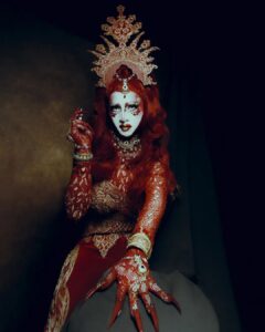 Vermelha Noir Instagram - 🕌 Mística pero picante 🕌 Fotografía y dirección C @jonathanarroyo.mx Vestuario: @emmanuelvictoriaatelier Peinado: @ Nail art: @jewelry___nails Joyería: @ghelguera Makeup & styling: Vermelha Noir . 💄 PRODUCTOS 💄 ⚪Base : Corrector blanco de Verónica 👁️ Ojos y contour : @jeffreestarcosmetics ⚫Delineador y cejas @guerlain 🖤 Labios @maccosmetics_mex ⬛ Enmarcado @bodypaintbykj . #fashion #drag #gay#art #makeup #lgbt #photograph #instagay #dragqueen #rpdr #rupauldragsrace #instadrag #dragrace#lgbtq #queen # #dragmakeup #instagay ##dragqueyensoyfinstagram #gayboy #dragqueenmakeup #fashion #fashiondesigner #makeupartist #style #art #localqueen #dragartist #religion #virgin #unholyblood