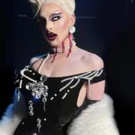 Vespi Instagram - Demakeup vs Full Makeup 🩸 Hair by @sheinaratanjabi 🤌🏻 Dress by @_rivolie_ 🤍 —— #dragrace #dragracefrance #rupaulsdragrace #teamvespi #teamvespiche #vespi #drag #dragqueen #rpdr #halloween #scarymakeup