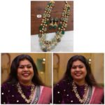 Vichithra Instagram – Pretty as ever , @vichu_90 our vichitra mam wearing our multicoloured layered set, #multilayernecklace #layerednecklaces #beadsjewelry #beadedjewelry#kundannecklace