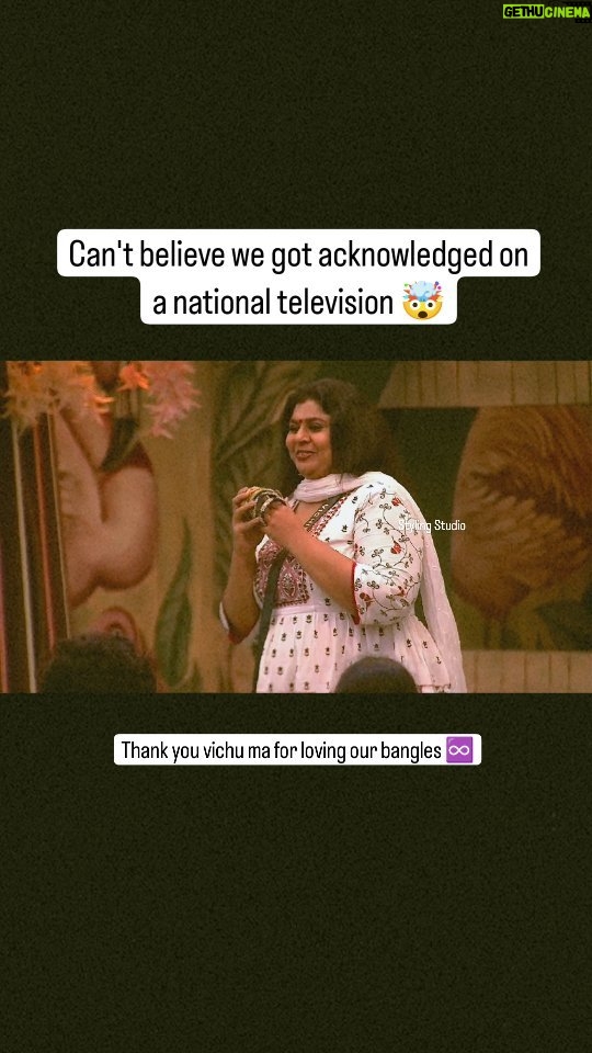 Vichithra Instagram - What more can we ask 🤯🌚 We got acknowledged by @vichu_90 on a national television which airs to millions of people ❤️ Eternally grateful for this moment and will cherish it forever✅ Get yours customised with us now and spread the word ❤️ kundanbangles💛 #kundanbangle😍 #bangles#kundanbangles💝 #kundanjewelry #handmadeaceesories #handcraftedbangles #SilkThreadbangles #threadbangles💙💜 #threadbangles💙💜 #silkthreadbangles😘 #kundanbanglessets #kundansilkthreadbangels #kundansilkthreadbridalbangles #kundanbridalbangles #kundanbridaljewellery #silkthreadbangles😘 #silkthredjewellery #bridalbangles #bridalchuda #bridalbangles #chudalovers #chudalovers #SilkThreadbangles #kundanbangles #pearlbangles #weddingchooda #weddingjewellery #weddingbangles #