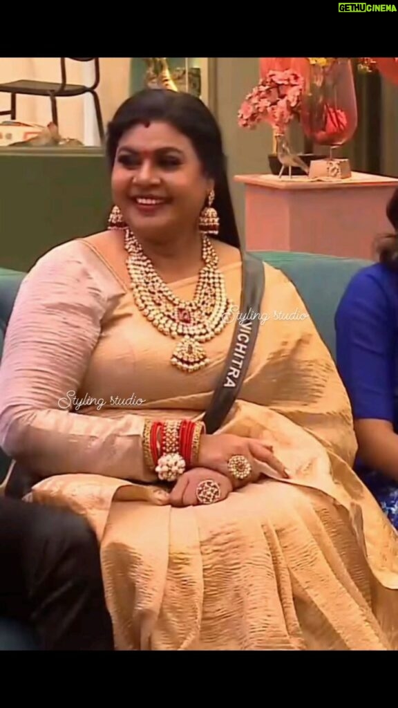 Vichithra Instagram - VICHITRA Mam Wearing our Jasmine bracelet bangles Strongest contestant Waiting to see @vichu_90 Mam In the Finale