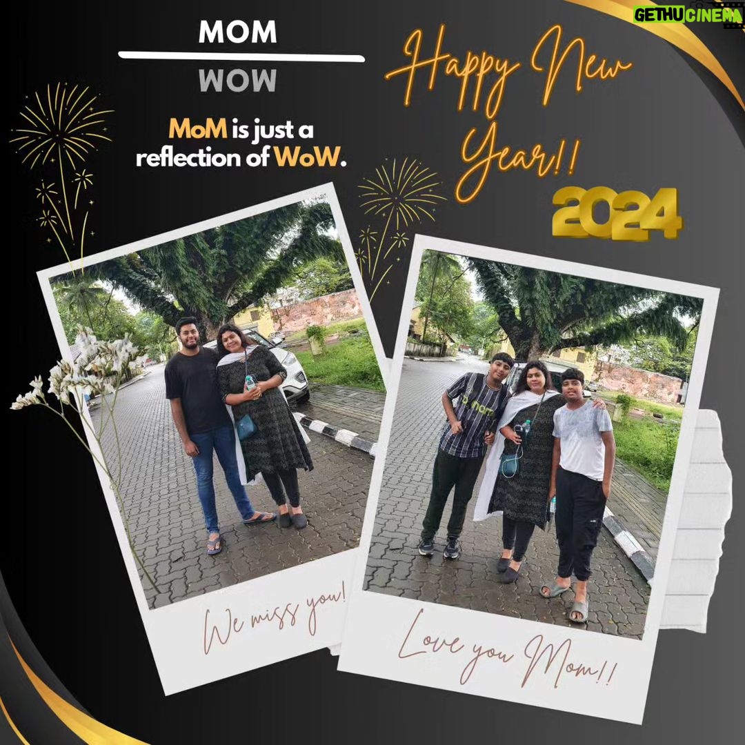 Vichithra Instagram - Happy New Year! ✨ . We may be apart today, but you are always in our hearts. ❤️ Take care and stay safe. . We miss you!"🥺❤️ . #westandwithvichu #bigboss #bigbossfinals #bigboss7 #happynewyear2024 #disneyhotstar #kamalhaasan #newyear