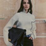 Victoria Beckham Instagram - Tactile knits, paired with the Jumbo Croc-Effect #VBChain. Discover #VBPSS24 at VictoriaBeckham.com and at 36 Dover Street.