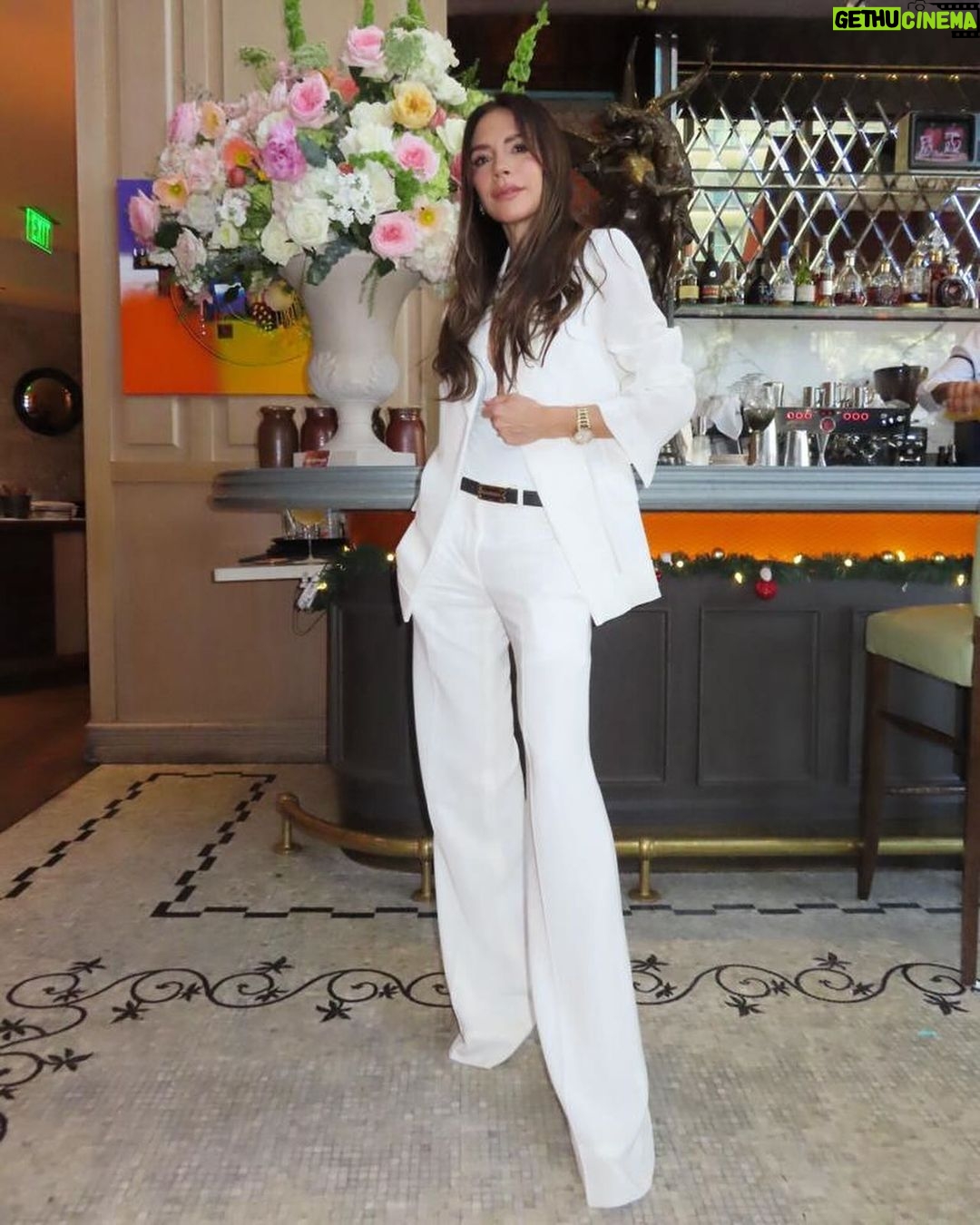 Victoria Beckham - 508.6K Likes - Special day with #HarperSeven and the #Vogue100 ladies @TheWebster!! Thank you @VogueMagazine, my friends and @lhd!! Kisses from Miami 🇺🇸 xx
I’m wearing my #VBSS24 white suit, coming soon to VictoriaBeckham.com and 36 Dover Street!!