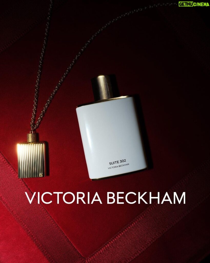 Victoria Beckham Instagram - AVAILABLE NOW! Introducing the Suite 302 Eau de Parfum Vintage Necklace Collection. Featuring Suite 302 and a Perfume Bottle Pendant designed to carefully carry the signature scent close, this gift is an ode to my love of perfumery and perfect for anyone you truly love (including yourself!!) Kisses @VictoriaBeckhamBeauty xx #VBHoliday #VBFragrance