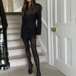 Victoria Beckham Instagram - VB TIGHTS EXCLUSIVE.. AVAILABLE NOW! The tights that *really* hold you in and give you the most incredible leg!! My VB Monogram Lace Tights are a huge part of my winter wardrobe right now.. they’re so versatile and comfortable! Shop now at VictoriaBeckham.com and at 36 Dover Street.. Kisses! xx VB