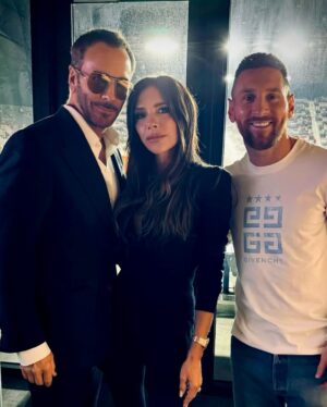 Victoria Beckham Instagram - Amazing night in Miami x kisses @leomessi @Tomford xxxx