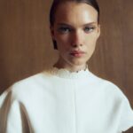 Victoria Beckham Instagram - VICTORIA BECKHAM SPRING SUMMER 2024 Interior textiles reminiscent of British country houses are adapted onto pure white cotton dresses, adorned with detailed Brodereie Anglaise, embroidered flowers and scalloped trims. Discover every look from the show at VictoriaBeckham.com. Photographed by @ZoeJbrt. #VBSS24