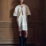 Victoria Beckham Instagram - VICTORIA BECKHAM SPRING SUMMER 2024 Dancewear is reinterpreted on jersey silhouettes, suspended from wire in goutte d’eau necklines reflective of stage leotards and the motions of ballet. Discover every look from the show at VictoriaBeckham.com. Photographed by @ZoeJbrt. #VBSS24
