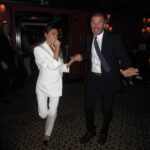 Victoria Beckham Instagram - Still making me laugh and I’m still teaching @davidbeckham to dance 😂 We all love you so much and are so proud of you. @brooklynpeltzbeckham @romeobeckham @cruzbeckham #harperseven